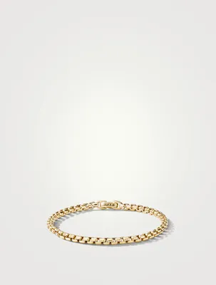 Box Chain Bracelet 18k Yellow Gold