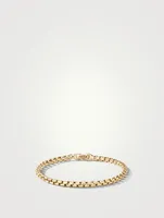 Box Chain Bracelet 18k Yellow Gold