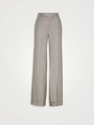Loose Flared Trousers