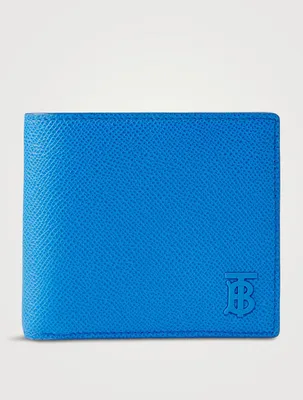 Grainy Leather Tb Bifold Wallet