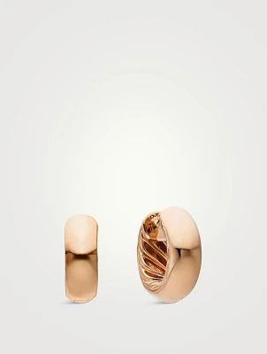 Dy Mercer® Micro Hoop Earrings In 18k Rose Gold, 13.4mm