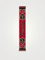 B Shield Wool Cashmere Scarf