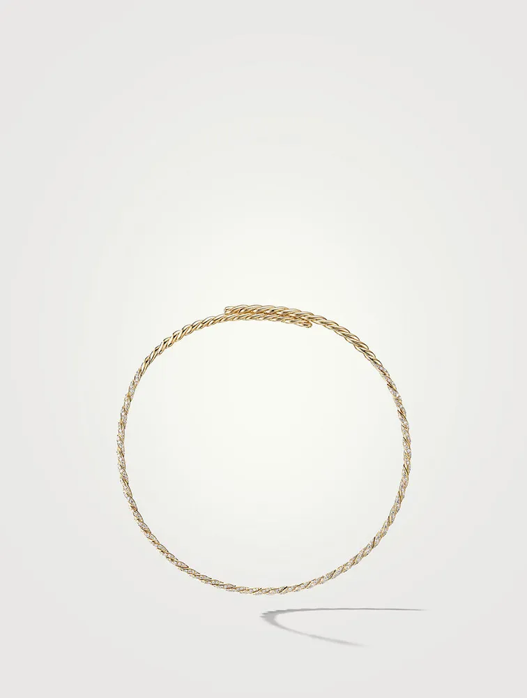 Pavéflex Necklace In 18k Gold With Diamonds