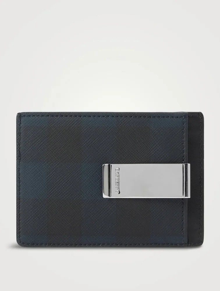 Check Money Clip Card Case