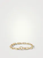 Pavé Chain Bracelet 18k Yellow Gold With Diamonds