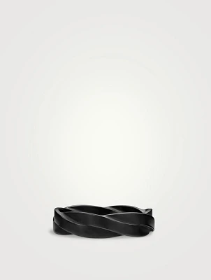 Dy Helios™ Band Ring Black Titanium, 6mm