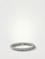 Chevron Bead Bracelet Sterling Silver