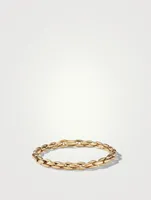 Elongated Box Chain Bracelet 18k Yellow Gold