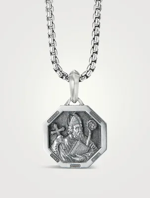 St. Patrick Amulet In Sterling Silver