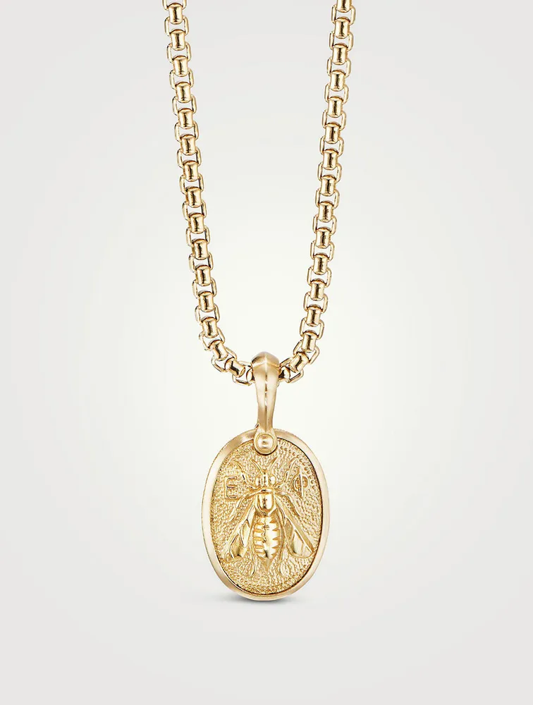 Petrvs® Bee Amulet In 18k Yellow Gold