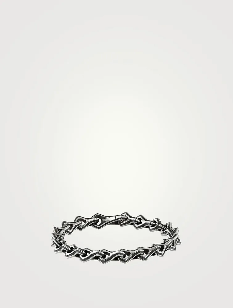 Chain Link Bracelet in Sterling Silver