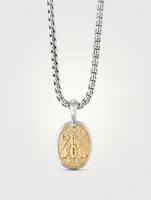 Petrvs® Bee Amulet In Sterling Silver With 18k Yellow Gold