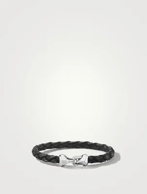 Armory® Black Leather Bracelet