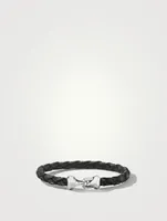 Armory® Black Leather Bracelet