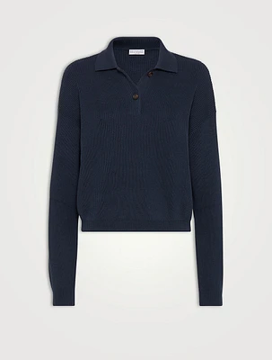 Polo-style Sweater