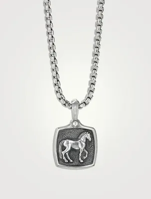 Petrvs® Horse Amulet In Sterling Silver