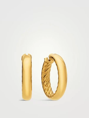 Dy Mercer® Hoop Earrings In 18k Yellow Gold, 25.4mm