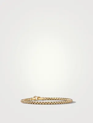 Box Chain Bracelet 18k Yellow Gold