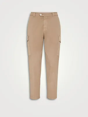 Leisure Fit Trousers With Cargo Pockets
