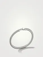 Buckle Bracelet Sterling Silver With Pavé Diamonds