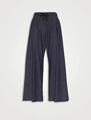 Wide Pleated Trousers
