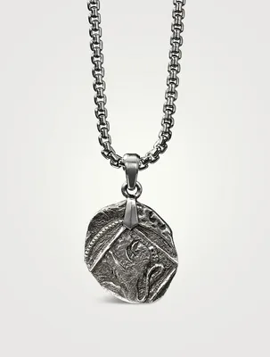 Shipwreck Coin Amulet In Sterling Silver