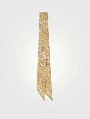 Skinny Ivy Silk Scarf