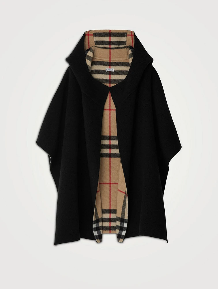 Ekd Cashmere Hooded Cape