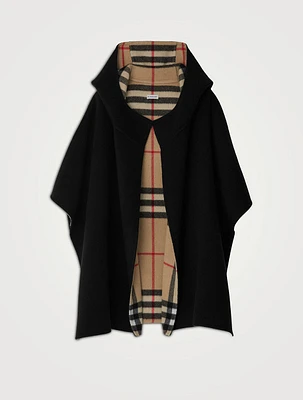 Ekd Cashmere Hooded Cape