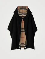 Ekd Cashmere Hooded Cape