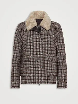 Wool And Alpaca Outerwear Jacket