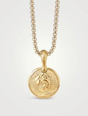 Petrvs® Lion Amulet In 18k Yellow Gold