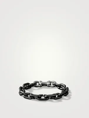 Chain Links Bracelet Black Titanium