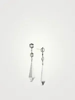 Modern Renaissance Drop Earrings In Sterling Silver