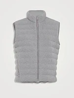 Down Vest With Monili