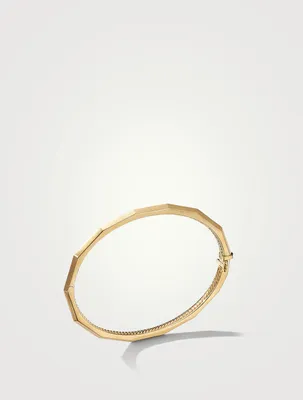 Stax Faceted Bracelet 18k Yellow Gold
