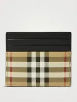 Tall Check Card Case