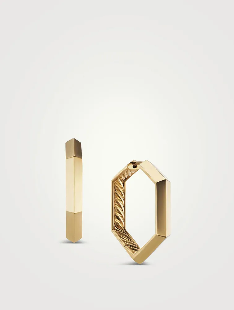 Carlyle™ Hoop Earrings In 18k Yellow Gold