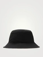 Reversible Cotton Blend Bucket Hat