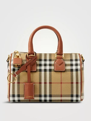 Mini Check Bowling Bag