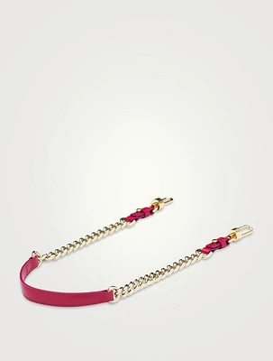 Short Chain Strap Box Calf