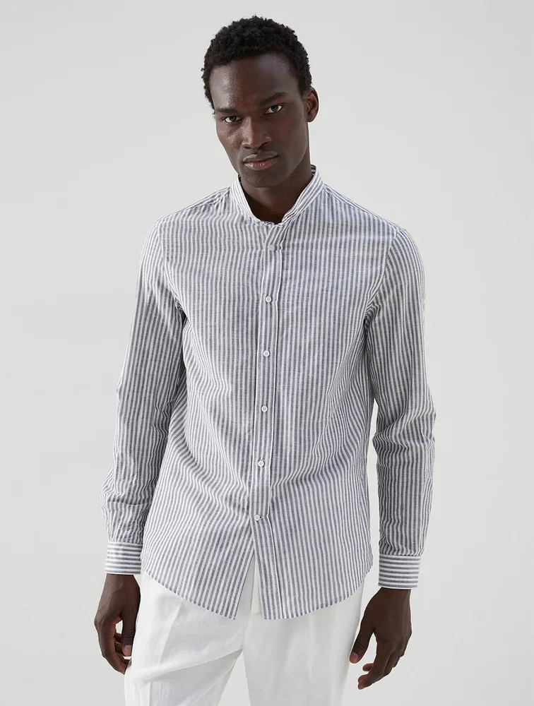 Cotton And Linen Shirt