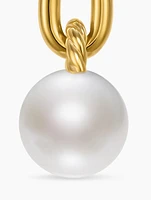 Dy Madison® Pearl Drop Earrings In 18k Yellow Gold, 32mm