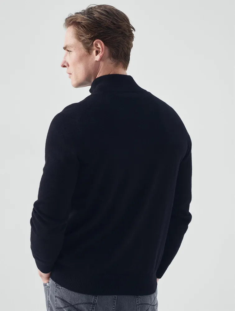 Cashmere Turtleneck With Zipper