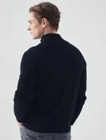 Cashmere Turtleneck With Zipper