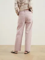 Dyed Denim Trousers