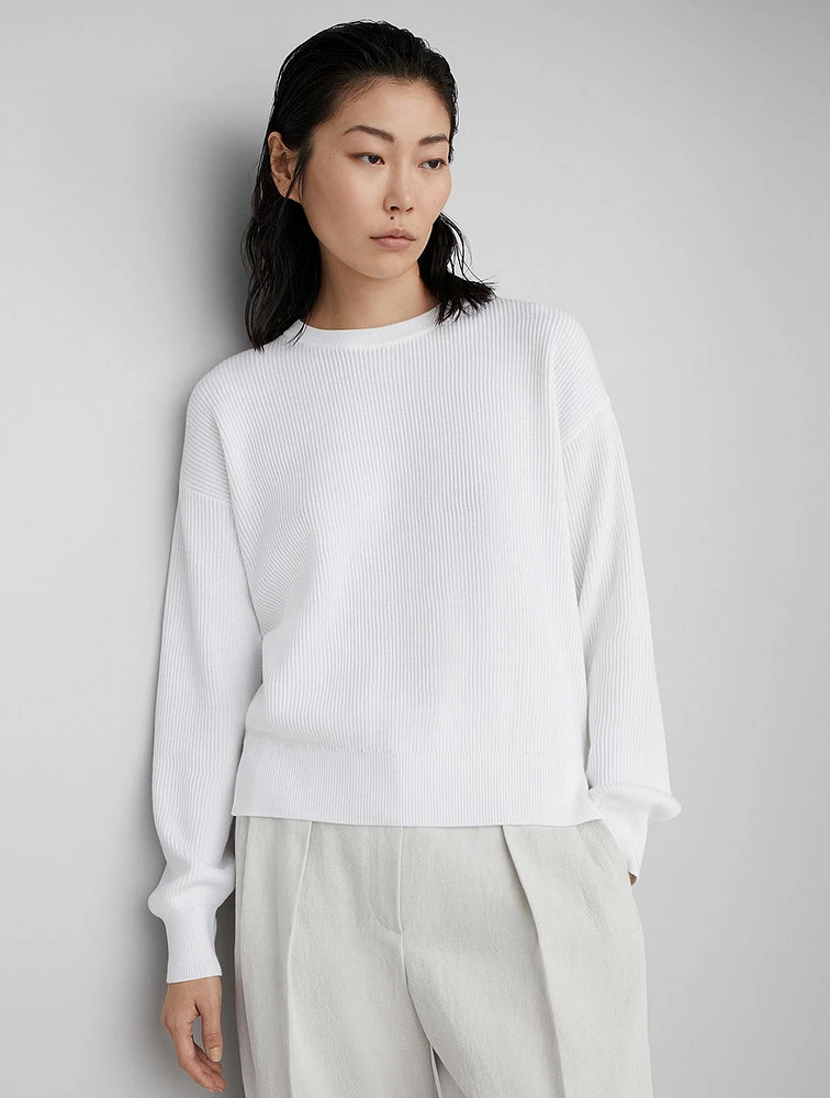 English Rib Knit Sweater