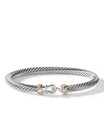 Buckle Bracelet Sterling Silver With 18k Yellow Gold