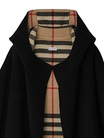 Ekd Cashmere Hooded Cape