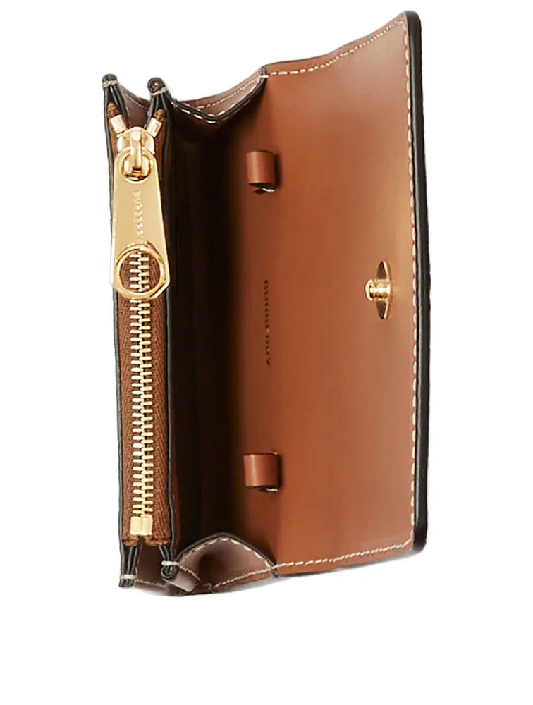 Check Card Case With Detachable Chain Strap